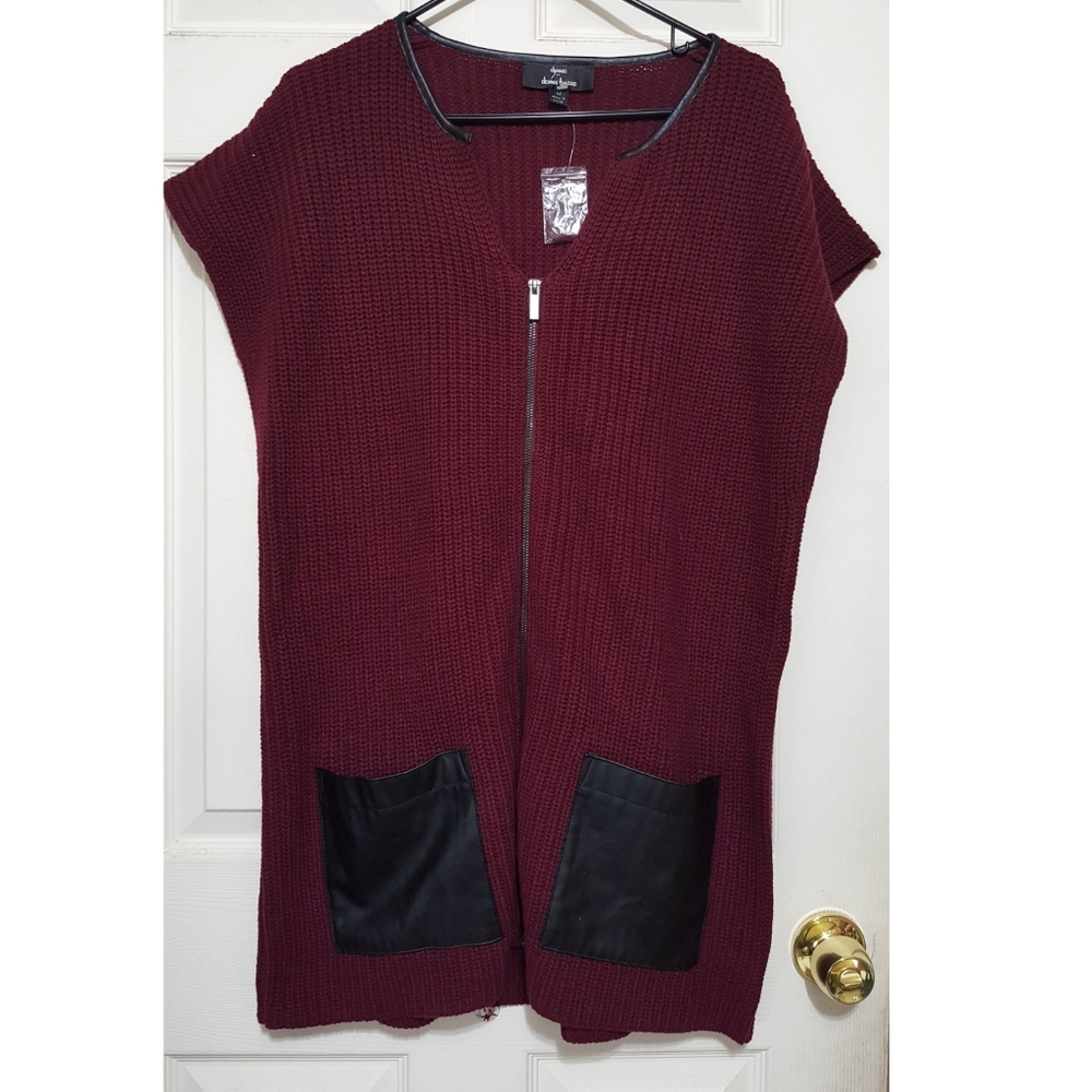 Dennis Basso, Cardigan vest Style Sz M